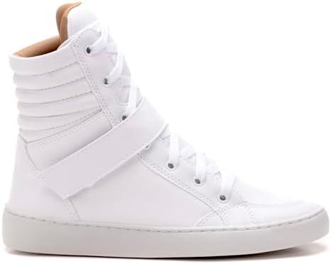         Tênis Feminino Cano Alto Fitness Botinha Bota Almofadado Academia Tenehi Confortável       